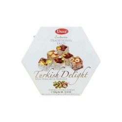 Usaş Fındıklı Antep Fıstıklı Lokum (350 g)