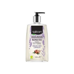Saloon Sıvı Sabun Doğanın Kokusu Argan Yağı ve Lavanta (500 ml)