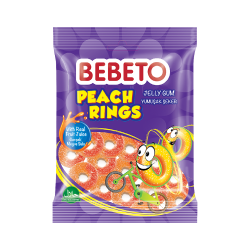 Bebeto Peach Rings (80 g)