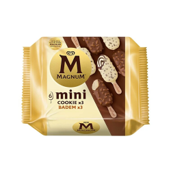 Algida Magnum Mini Cookie ve Bademli Dondurma (6'lı) ❌❌❌