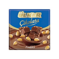Ülker Fındıklı Kare Çikolata (60 g)
