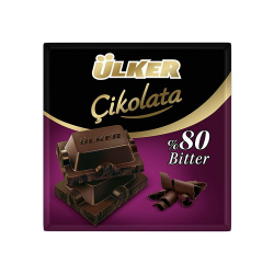 Ülker %80 Bitter Kare Çikolata (60 g)