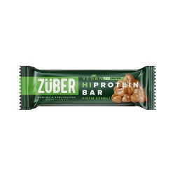 Züber Vegan Fıstık Ezmeli Hi Protein Bar (45 g)