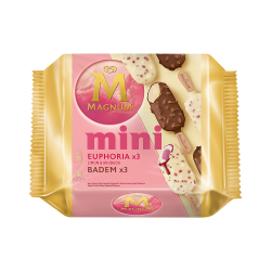 Algida Magnum Mini Double Euphoria Limon Ahududu ve Badem Dondurma (6'lı) ❌❌❌
